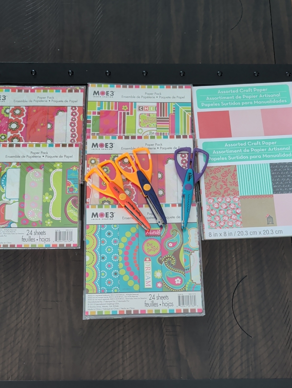 Craft Paper Bundle Worth Scissors